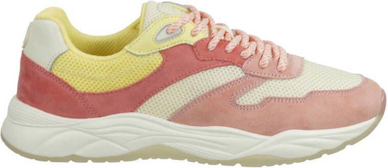 SCOTCH & SODA Celest 2.0 Roze Mesh Lage sneakers Dames