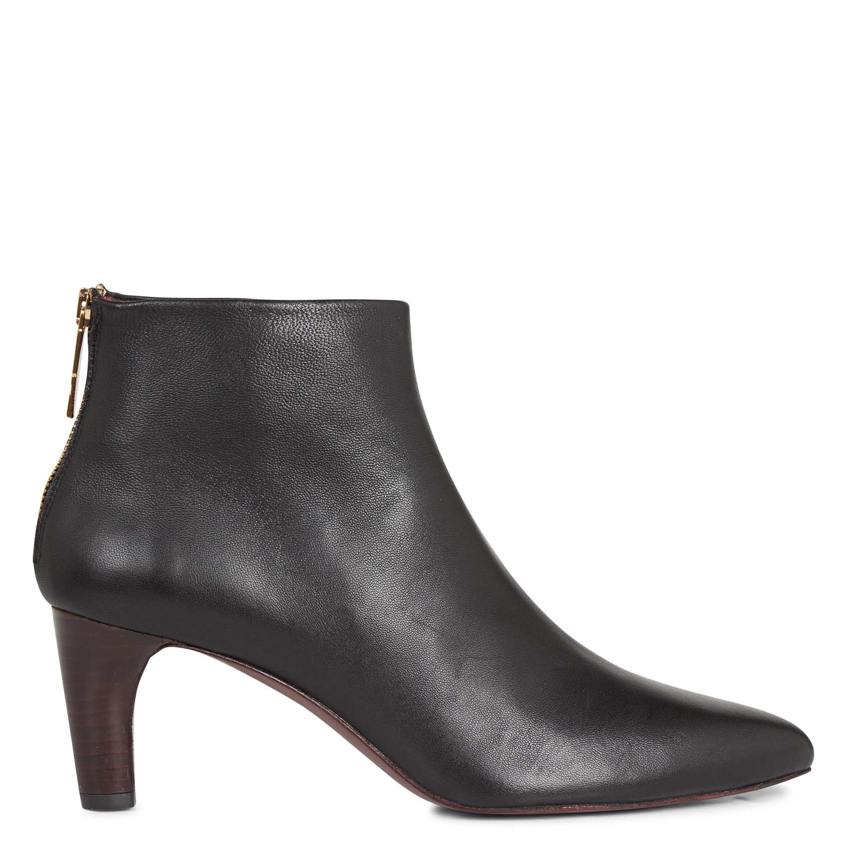 INGA NAPPA - Boots à talons en cuir| Noir