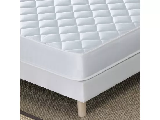 Pack 2 - Matelas Mousse 90x190 - Ferme - Réversible - Côté Été/hiver - H15 Cm