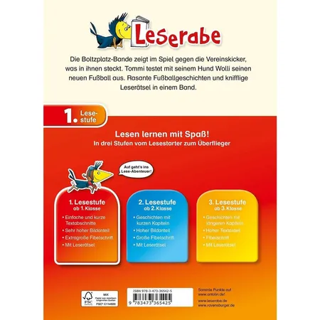 Ravensburger Leserabe 1. Klasse - Fußballabenteuer zum Lesenlernen