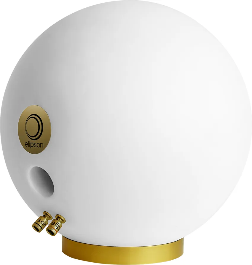 Elipson Planet L Performance Blanc mat Gold (la pièce) Enceintes bibliothèque
