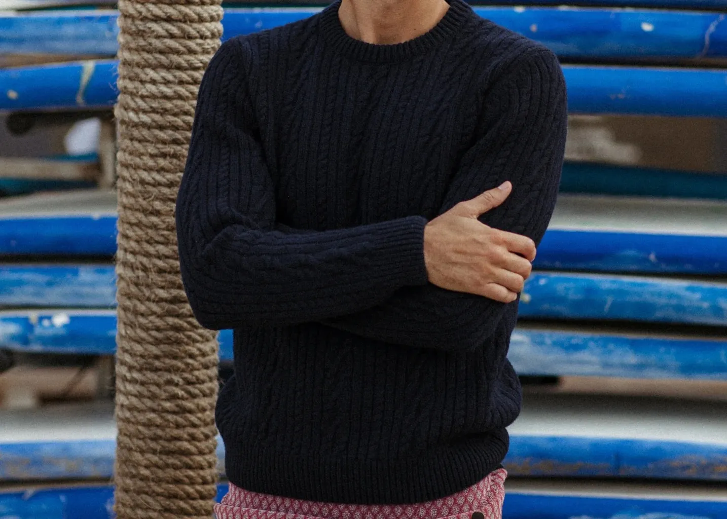 Pull avec torsades Leo Forlife