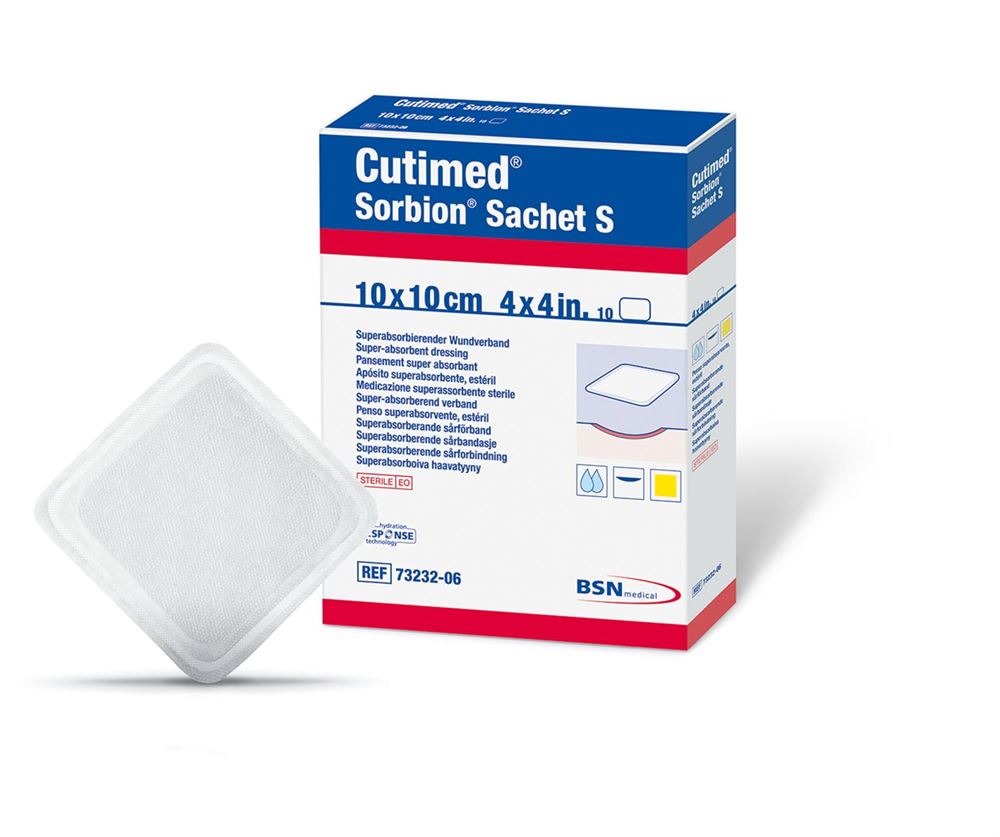 CUTIMED Sorbion Sachet S<br>10 Stück, 15x15cm