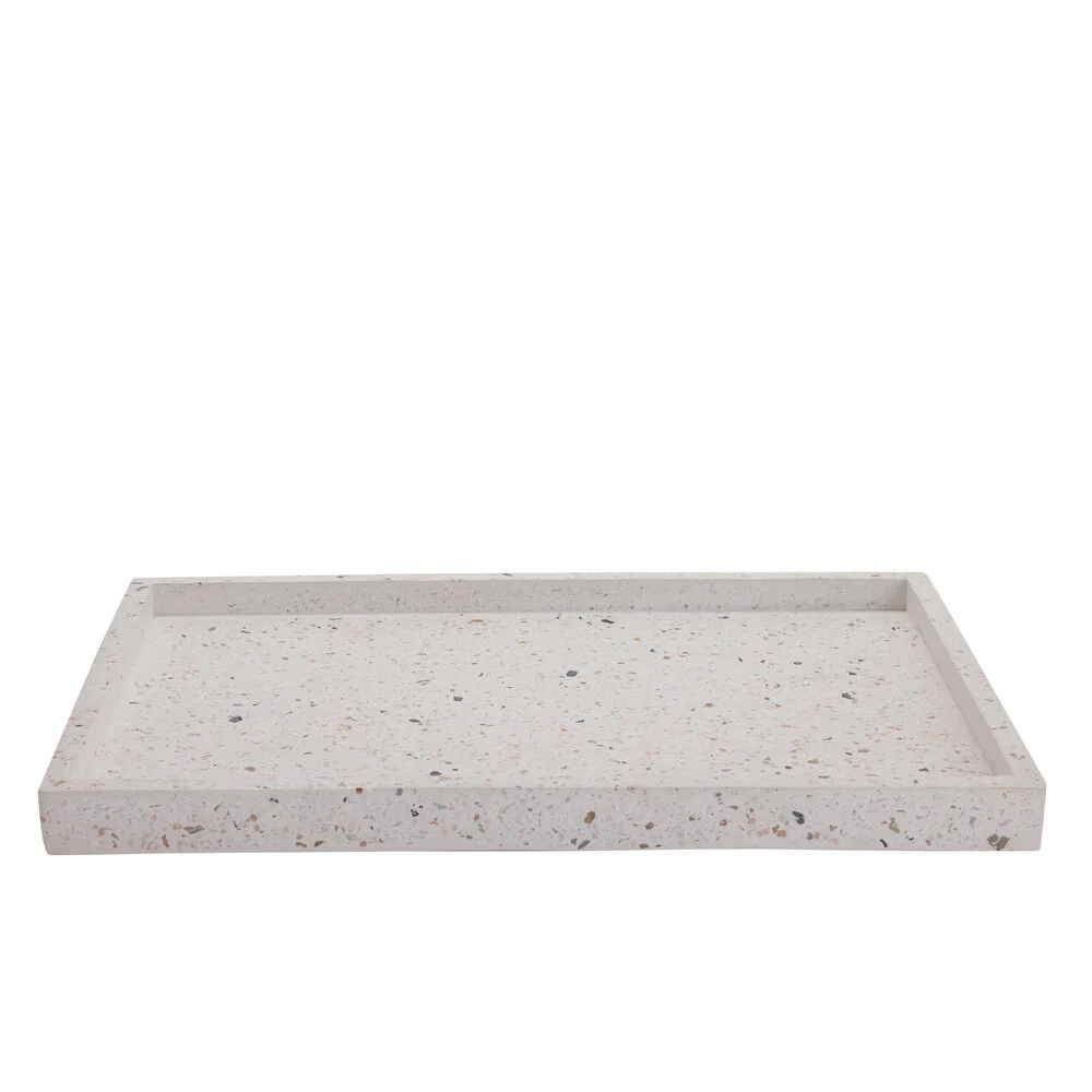 Bahne Interior  Terrazzo bakke, stor - hvid