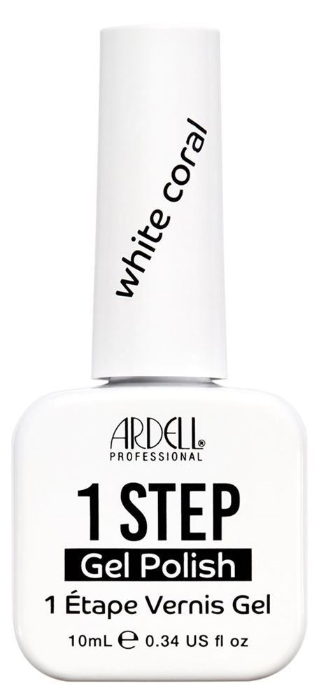 ARDELL 1 Step Gel Polish<br>10 ml, White Coral
