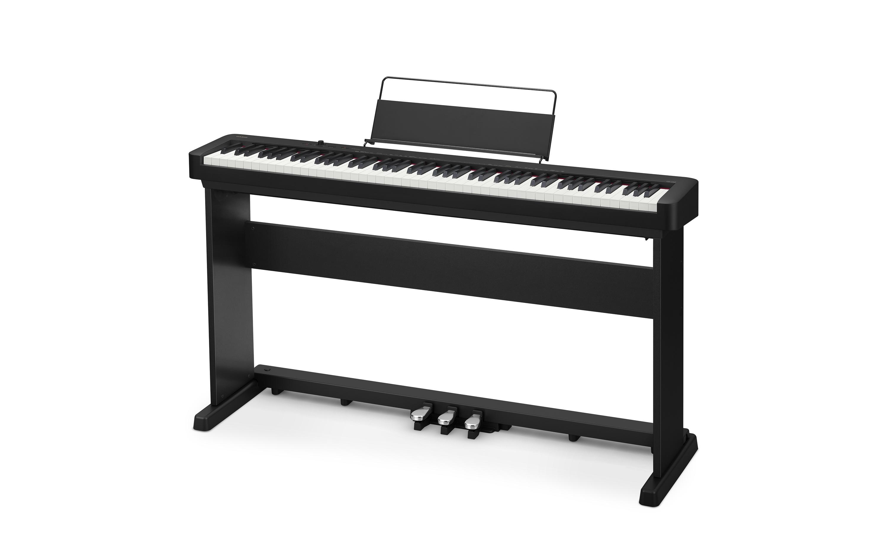 E-Piano CDP-S160 Set, Schwarz<br>Das Einsteigermodell der CDP-S Digitalpiano-Serie mit gewichtetem Scaled-Hammer-Action-Keyboard II mit 88 Tasten