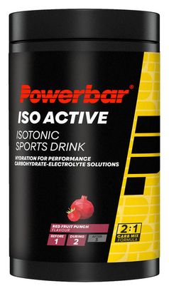 Boisson énergétique Powerbar Iso Active Fruits rouges - 600g