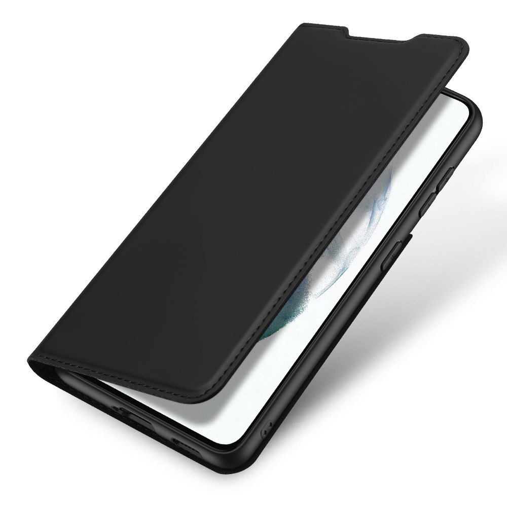 Samsung Galaxy S21 FE 5G Flip Wallet Cover Leder Tasche - Schwarz