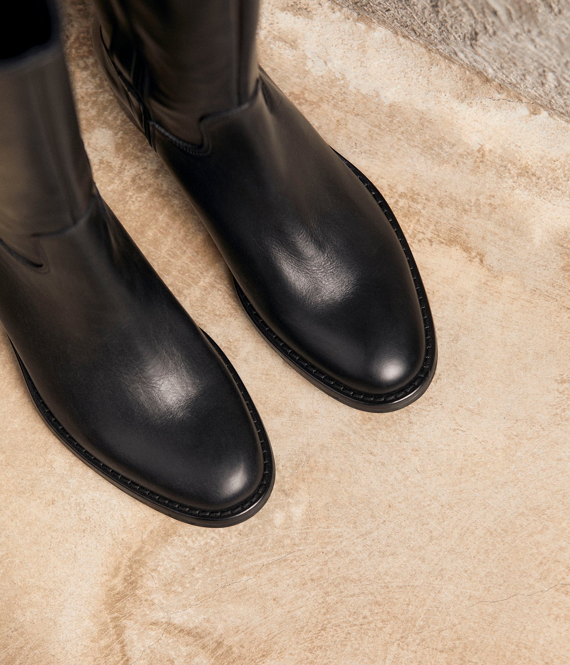 Bottes cavalières cuir Bastiane