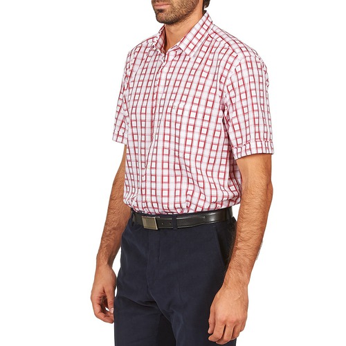 Pierre Cardin - CH MC CARREAU GRAPHIQUE - Blanc / Rouge