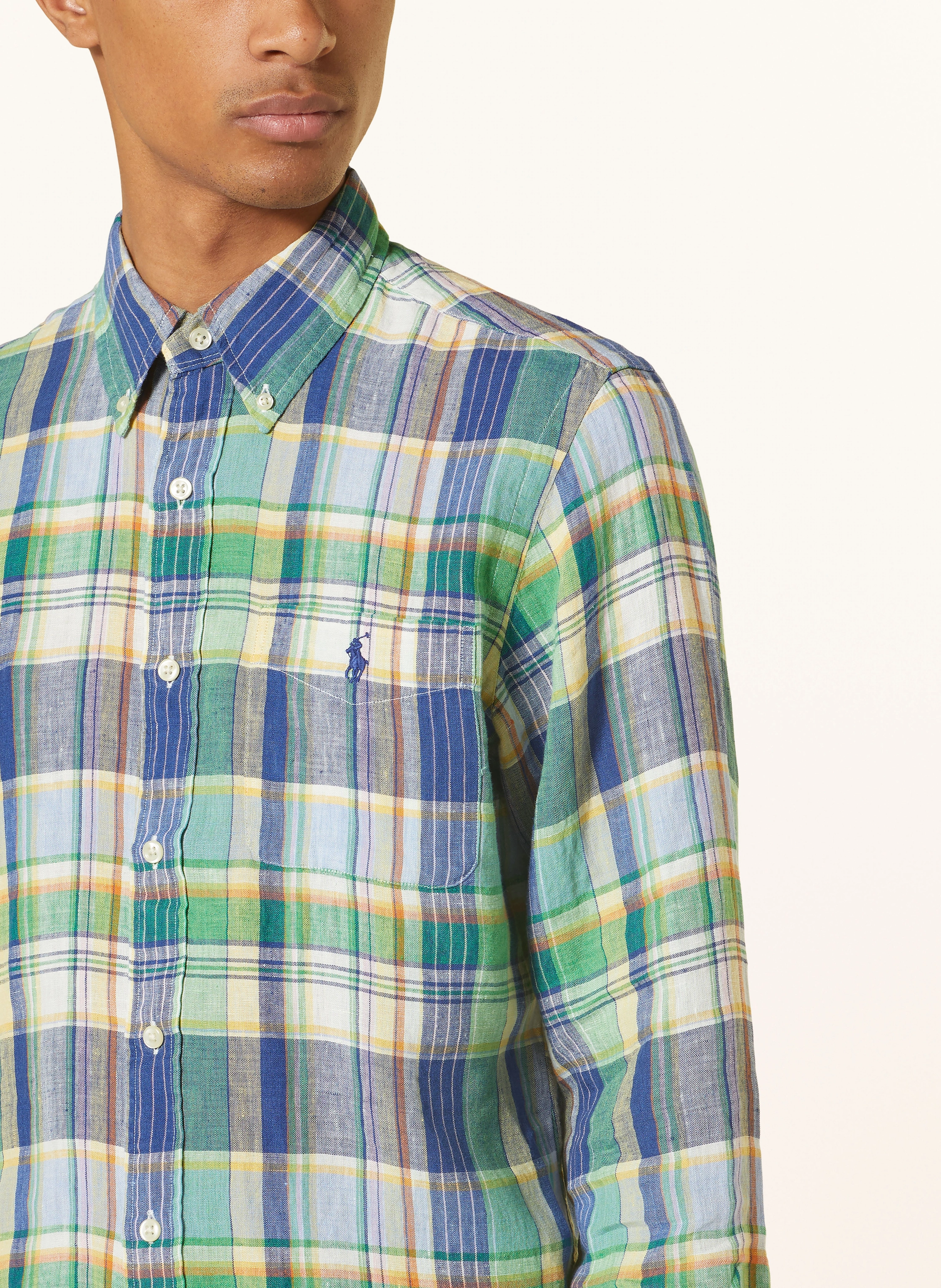 POLO RALPH LAUREN Leinenhemd Custom Fit