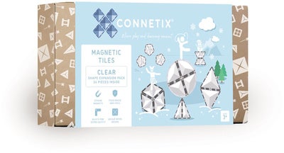 Connetix Byggesett Clear Shape Utvidelsessett 24 Deler
