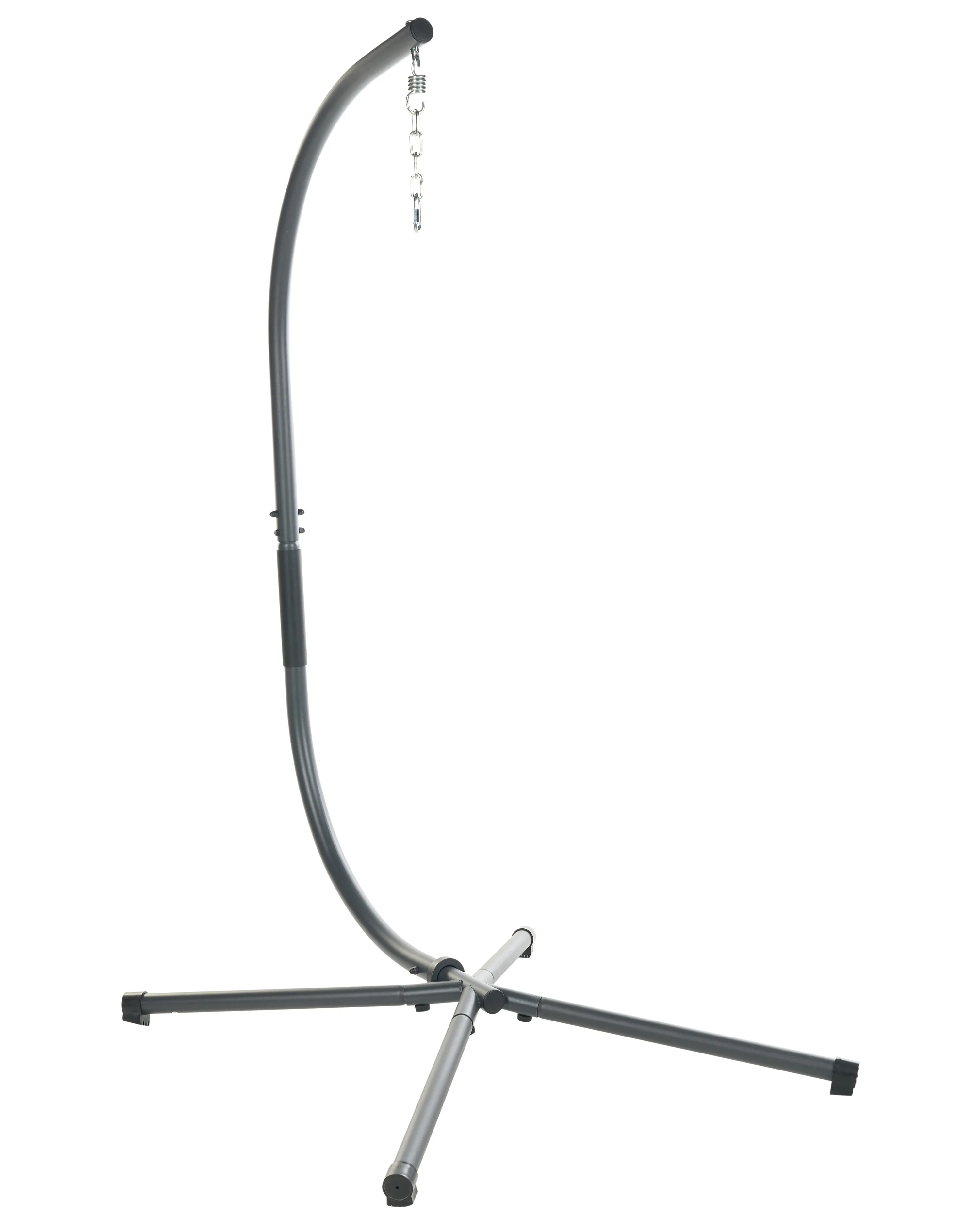 Hangstoel met standaard ALVIANO Stof Lichtgrijs