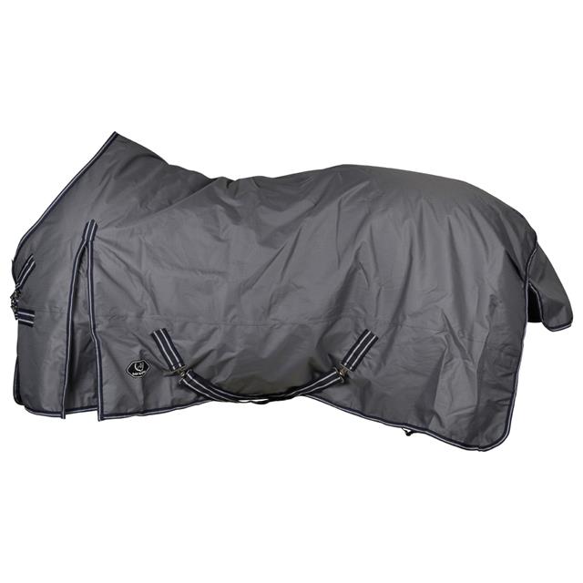 Deken HORSEGEAR Colcha 200gr Donkergrijs-blauw