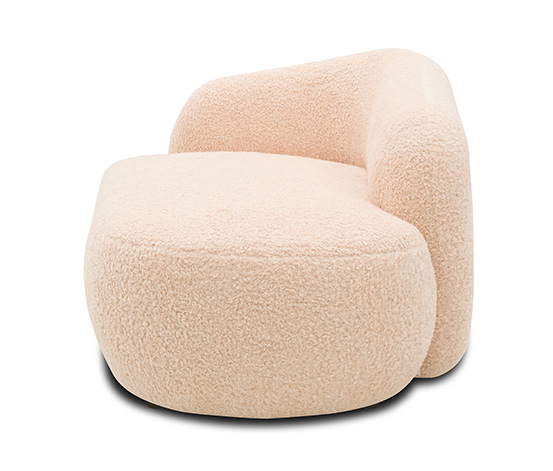 DOMO collection Recamiere »Lovund«, links, creme