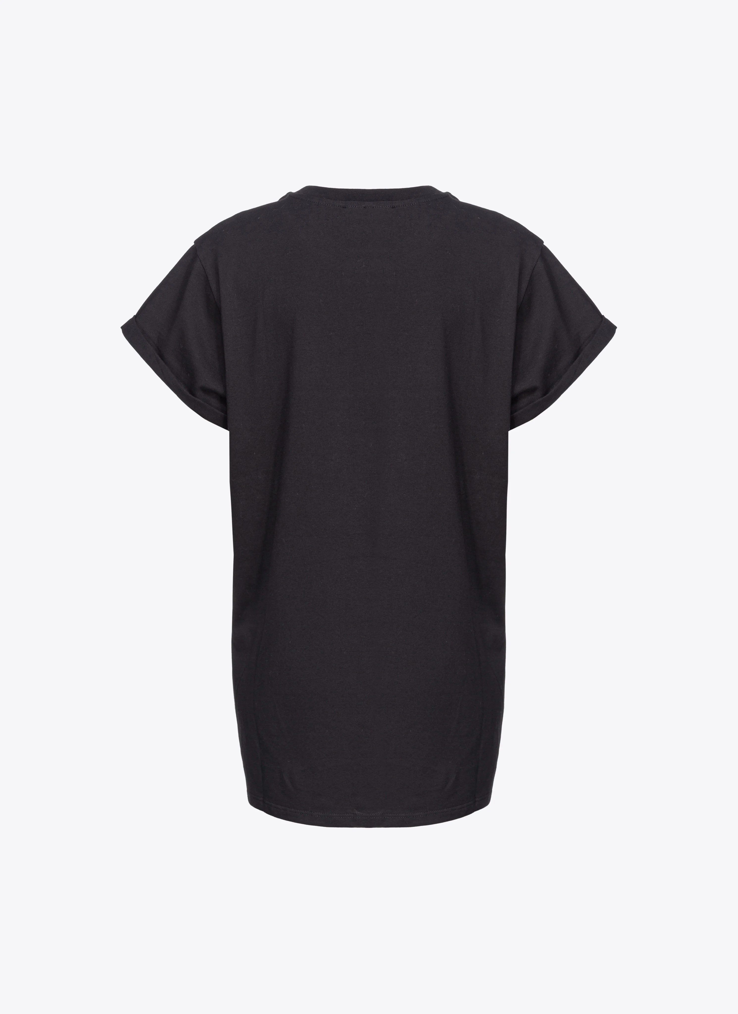 T-shirt avec imprimé pinko à strass | Multicolore