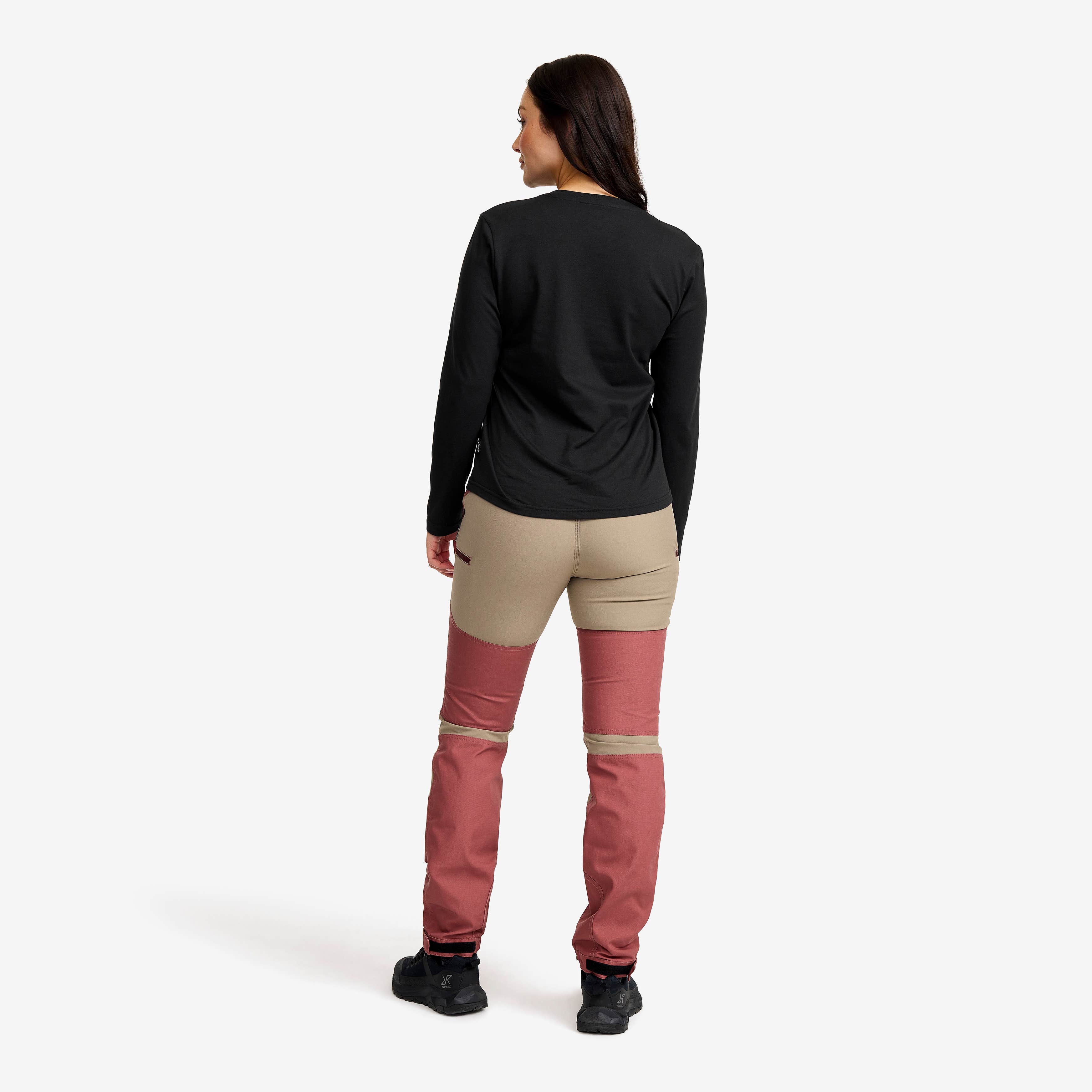 Easy Long-sleeved T-shirt Dame Black