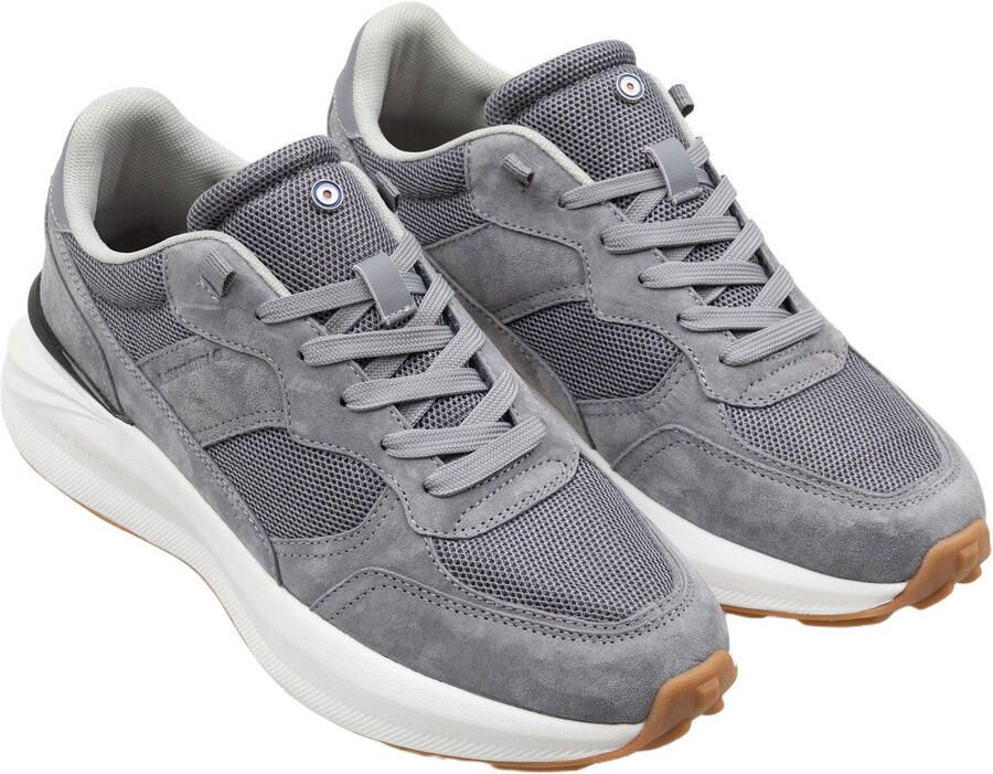 Blue Industry grijze suède heren sneakers Blue Jogger