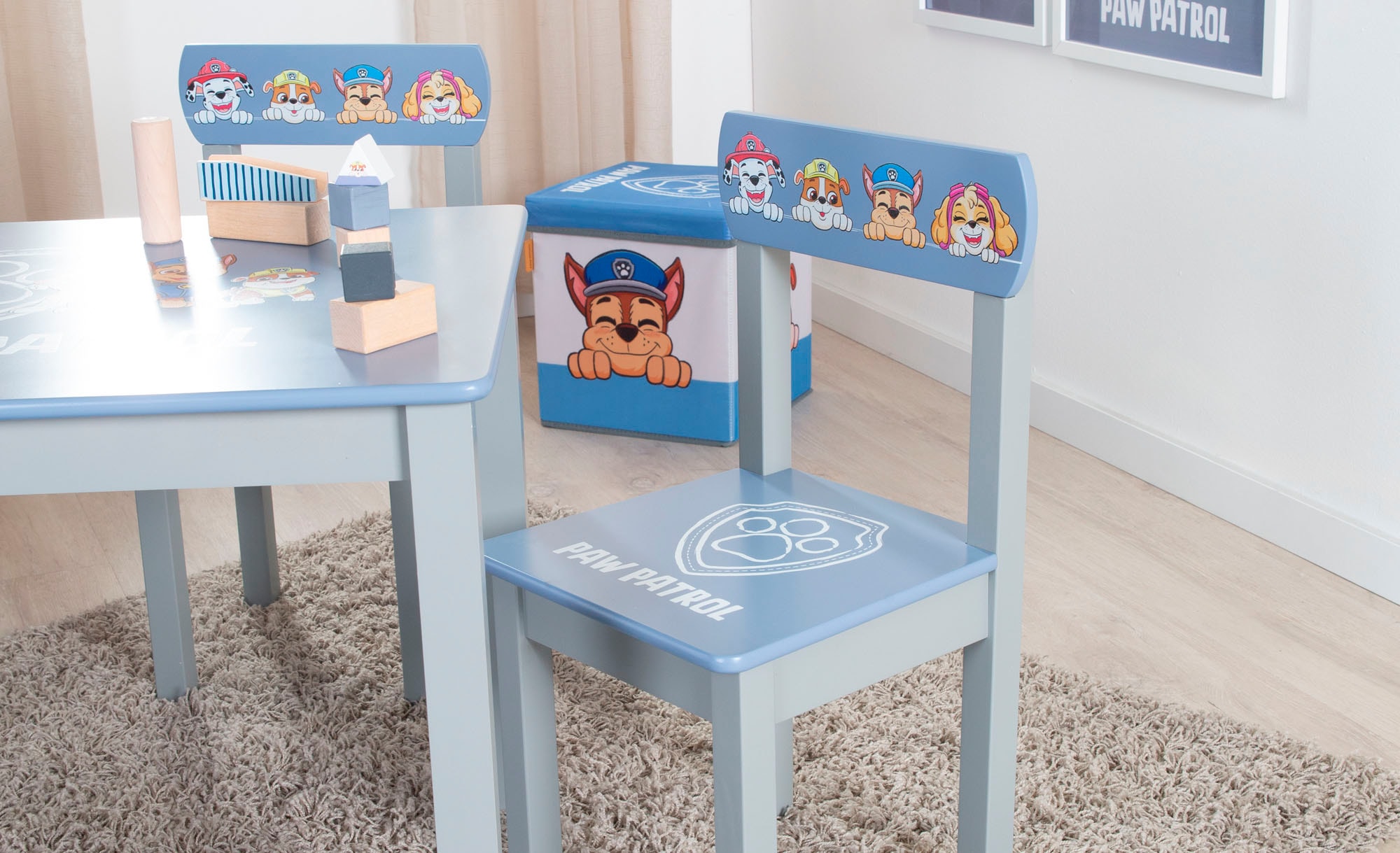 roba® Kindersitzgruppe »Paw Patrol« Set,  mit Tisch und 2 Kinderstühlen