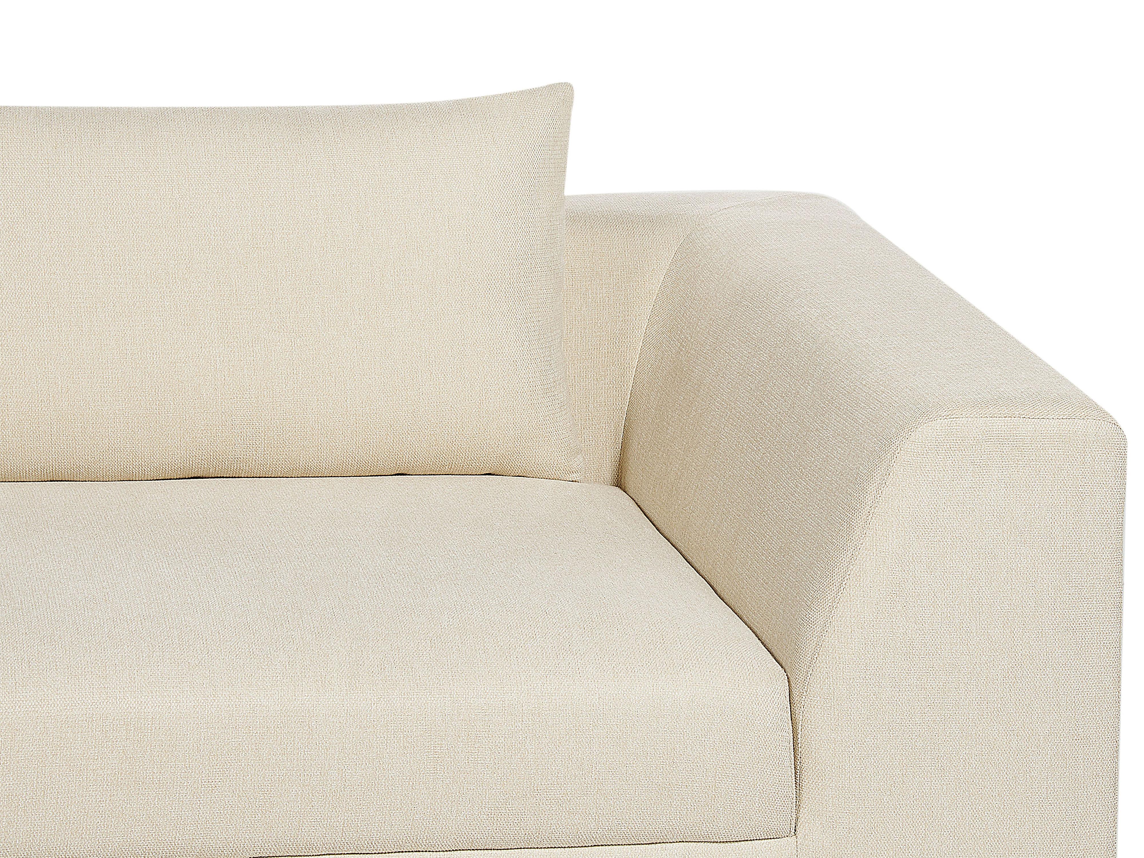 Bank 3-zits LERMON Stof Beige
