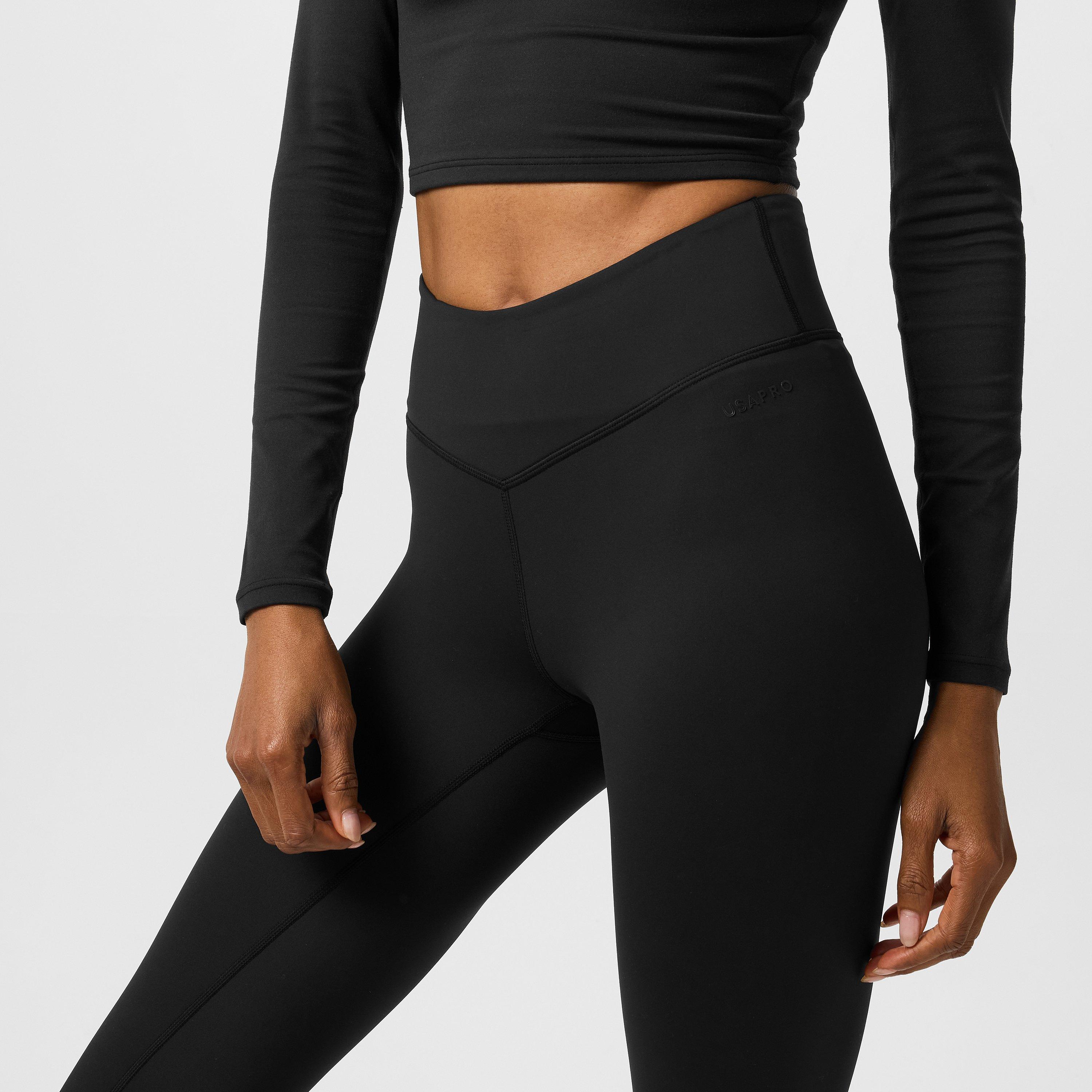 USA Pro Crossover Waistband Legging Womens