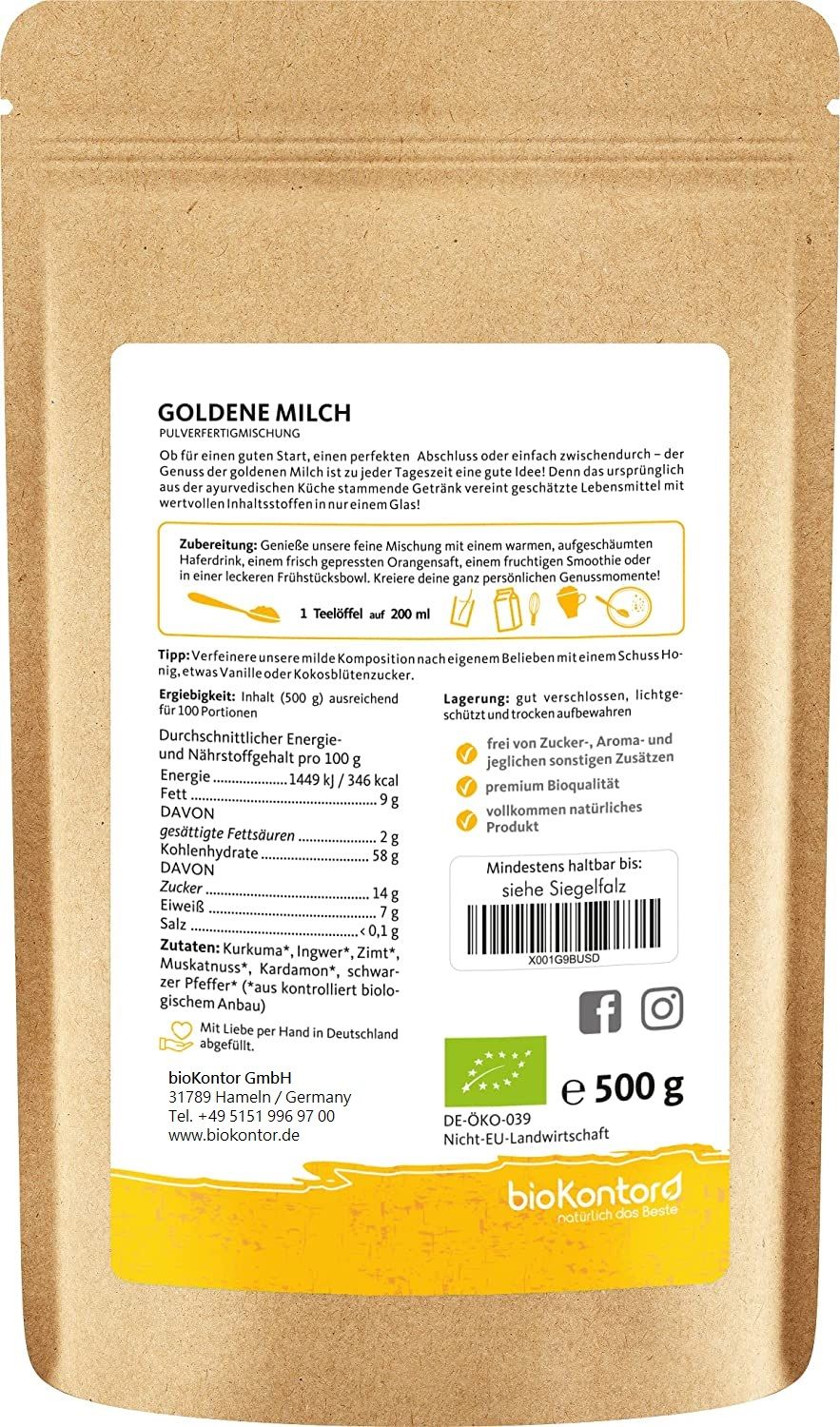 bioKontor Goldene Milch