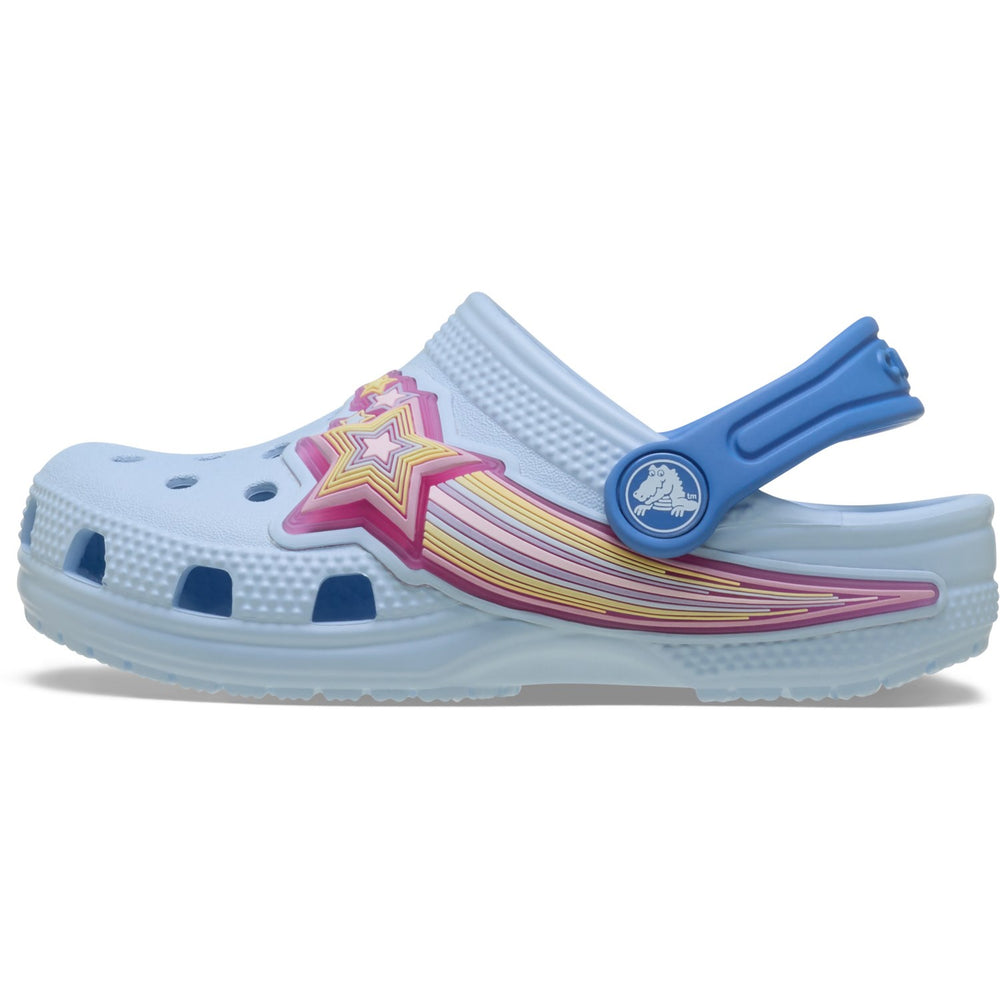 Køb Crocs Blue Frost Classic Star Lights Clog