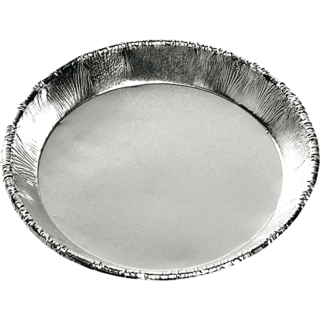 Schaal, aluminium, rond, 40ml, 10mm, ∅90mm, zilver