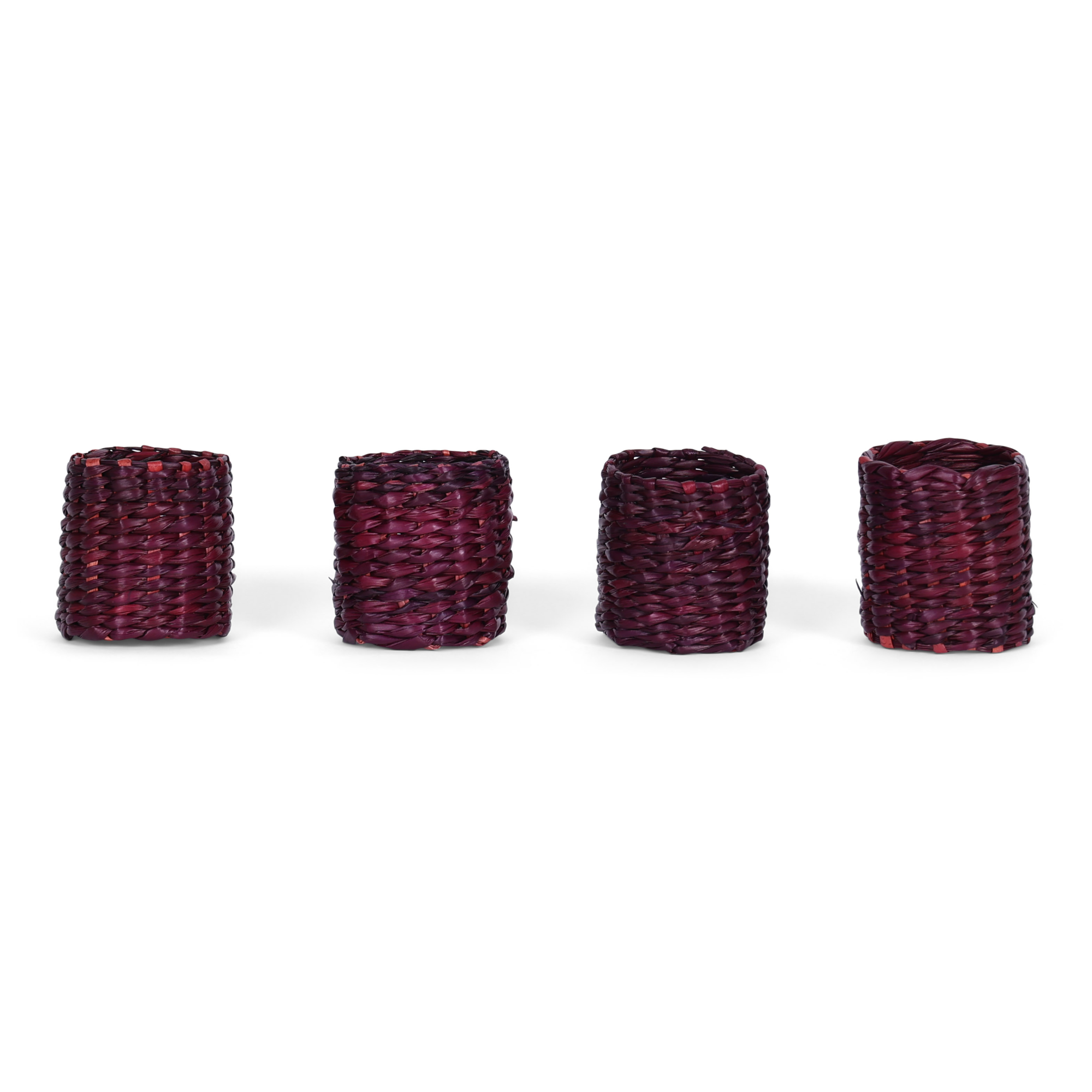 Servet ring Lode bordeaux - set van 4