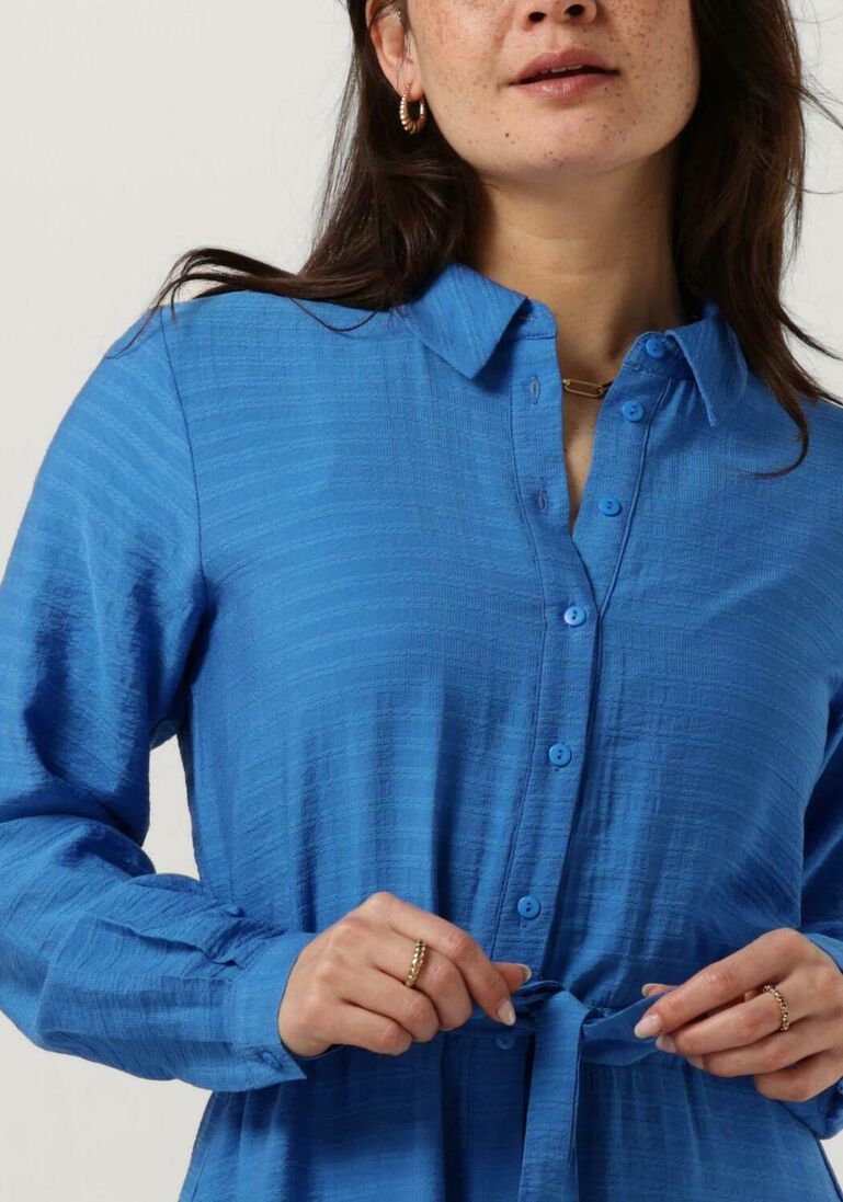 MOVES blauwe moves midi jurk tavilla 2785