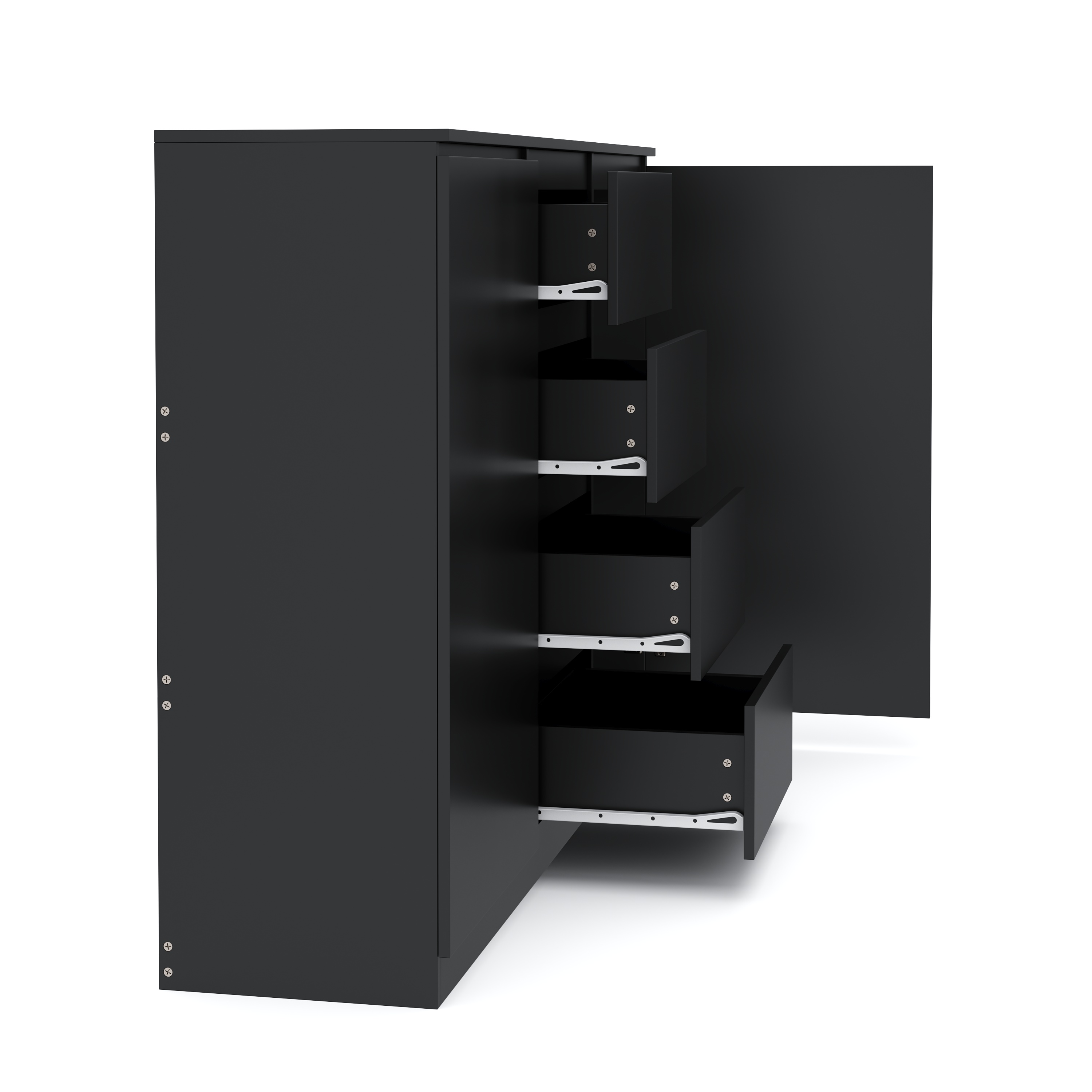 Sideboard TALA 140 x 100 cm schwarz