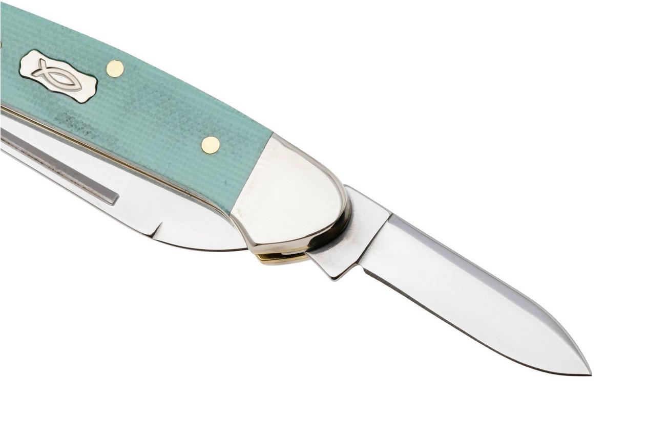 Case Baby Butterbean, Smooth Seafoam Green G-10 18107, 102132 SS zakmes