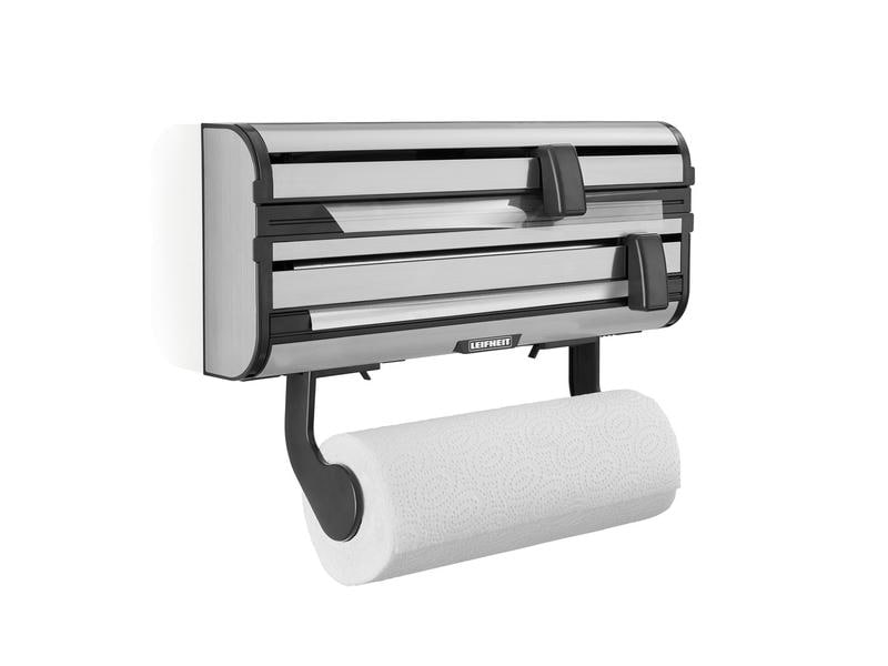 Leifheit Wandrollenhalter Parat Royal Silber, 40.7 x 18 x 1 Wandrollenhalter