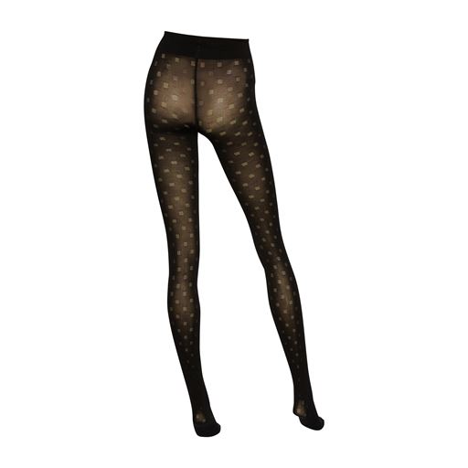 Wolford Cotton Square Tights, Sort, XS