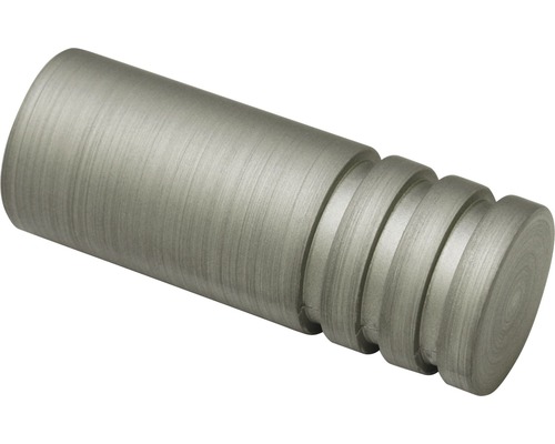 Eindstuk cilinder voor Kira zilver Ø 19 mm 2 st.