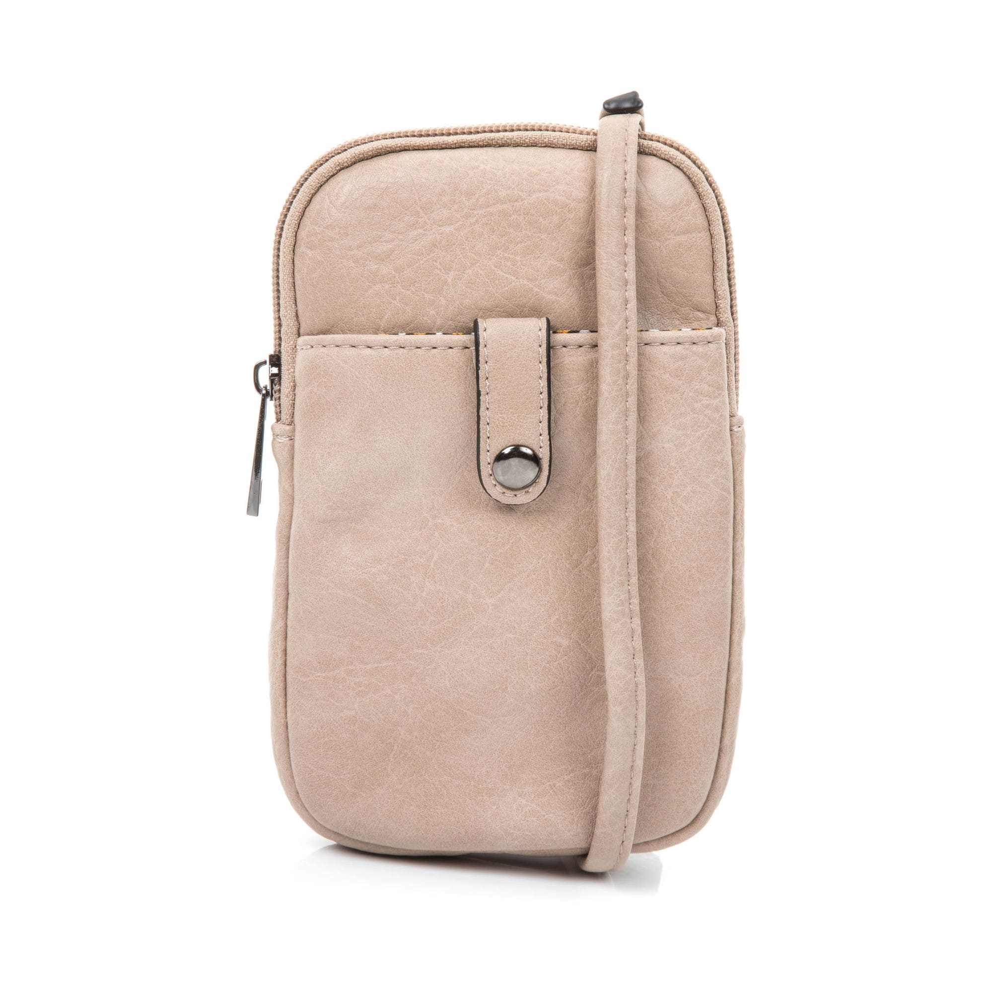 Pochette pour téléphone beige