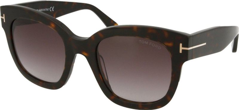 TOM FORD - FT0613 Beatrix-02 - Zonnebril - Havana - Geometrisch - Normaal Gearceerd