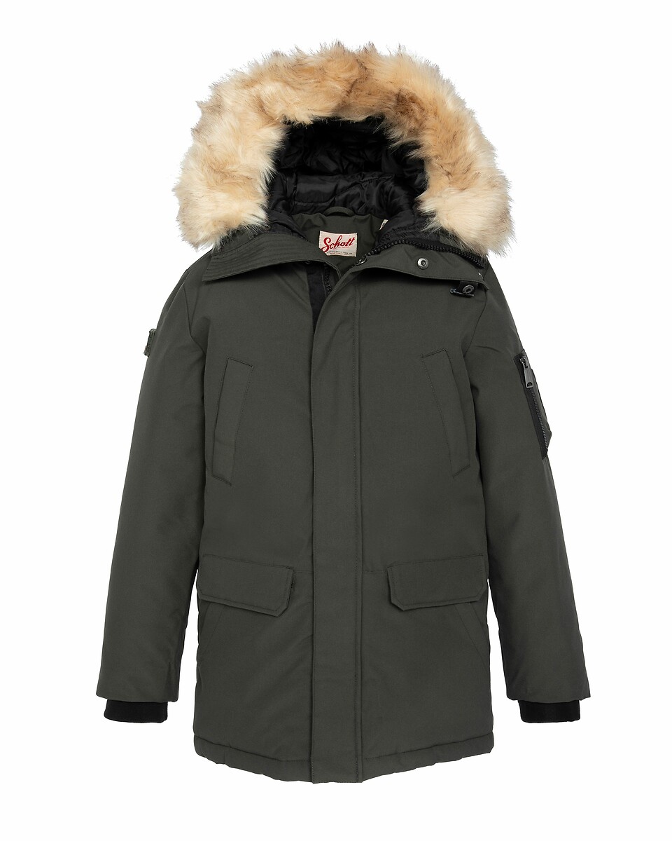 SCHOTT<br>Parka com capuz 10-16 anos