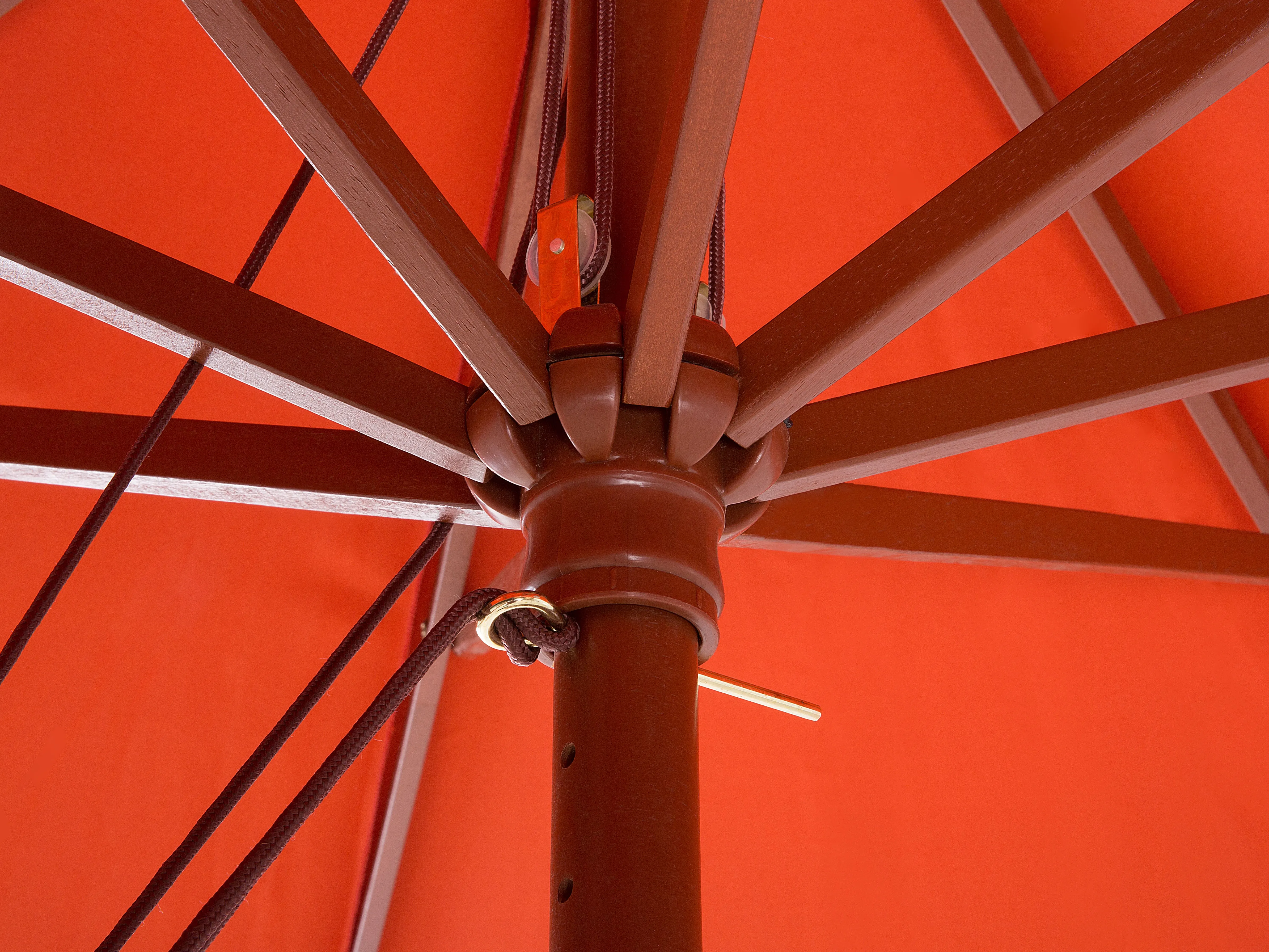 Tuinset 8-zits MAUI met parasol Acaciahout Donkerrood