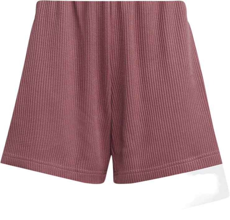 adidas Lounge Waffle Knit Loose shorts Rød
