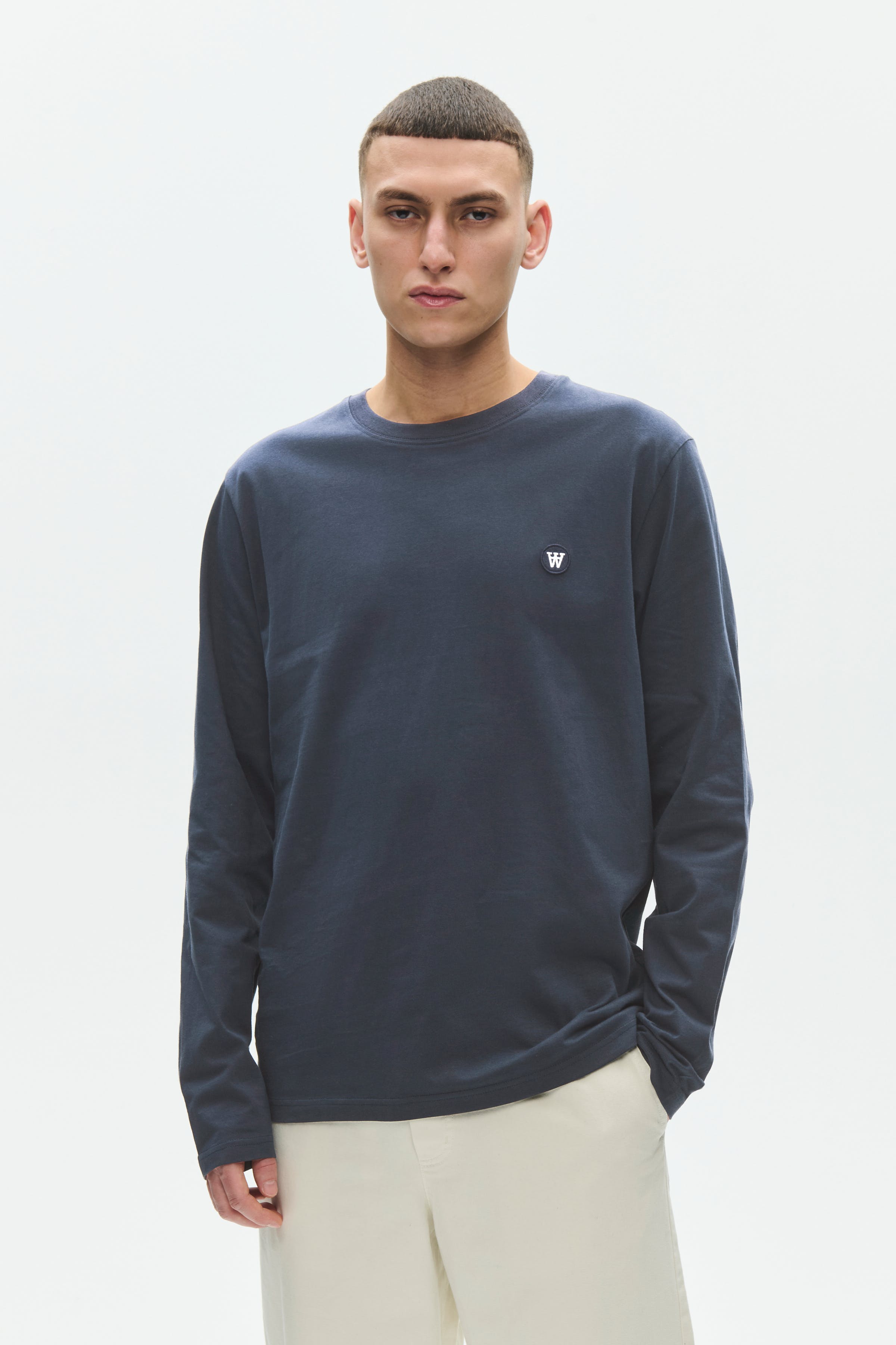 DOUBLE A BY W.W. MEN WWAce LS T-shirt