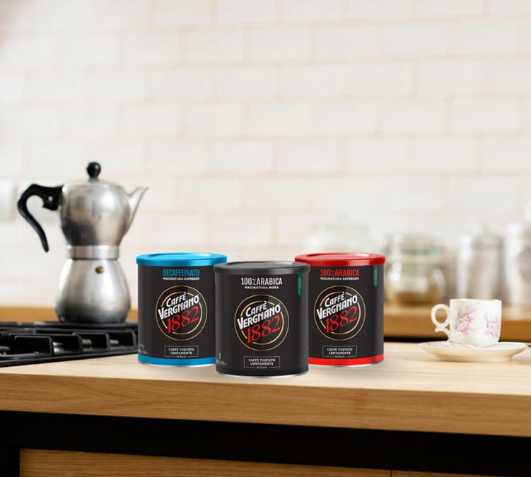 Café moulu Caffè Vergnano 100% Arabica - 1kg