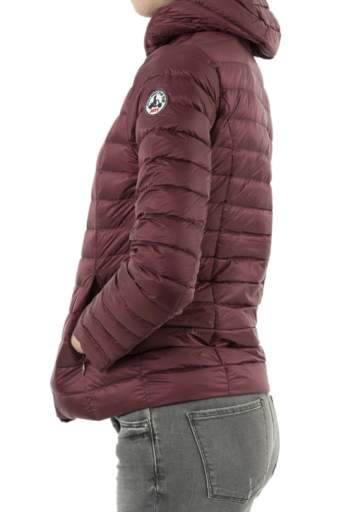 Doudounes jott doudoune cloe ml capuche 311 aubergine