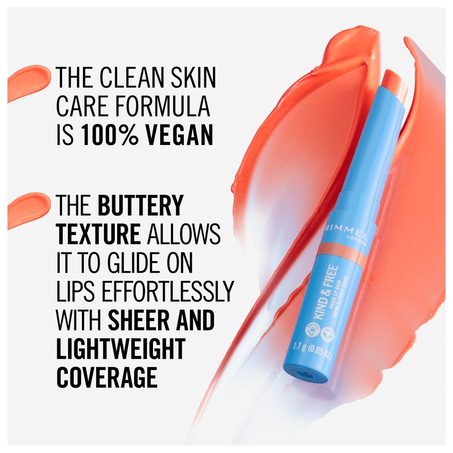 Rimmel London Kind & Free Tinted Lip Balm 003 Tropical Spark 4g