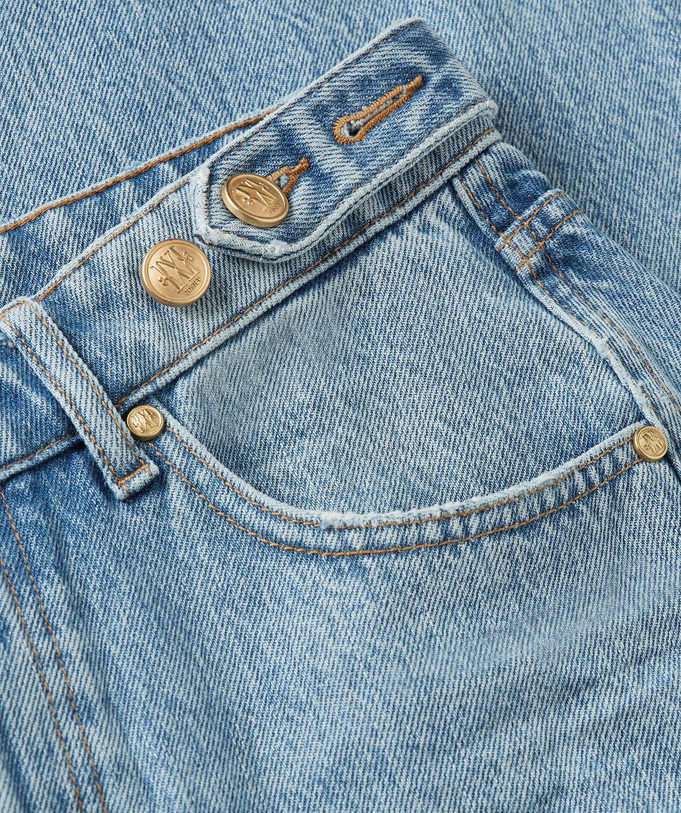 JV-DEWI mid rise balloon fit jeans - light denim