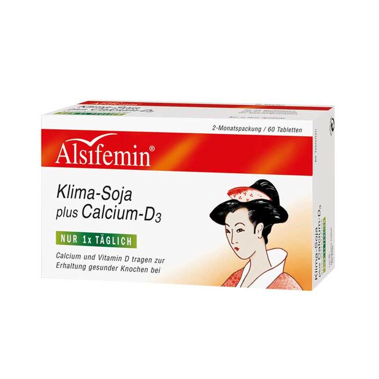 Alsifemin Klima Soja + Calcium + D3 Tabletten, 60 St