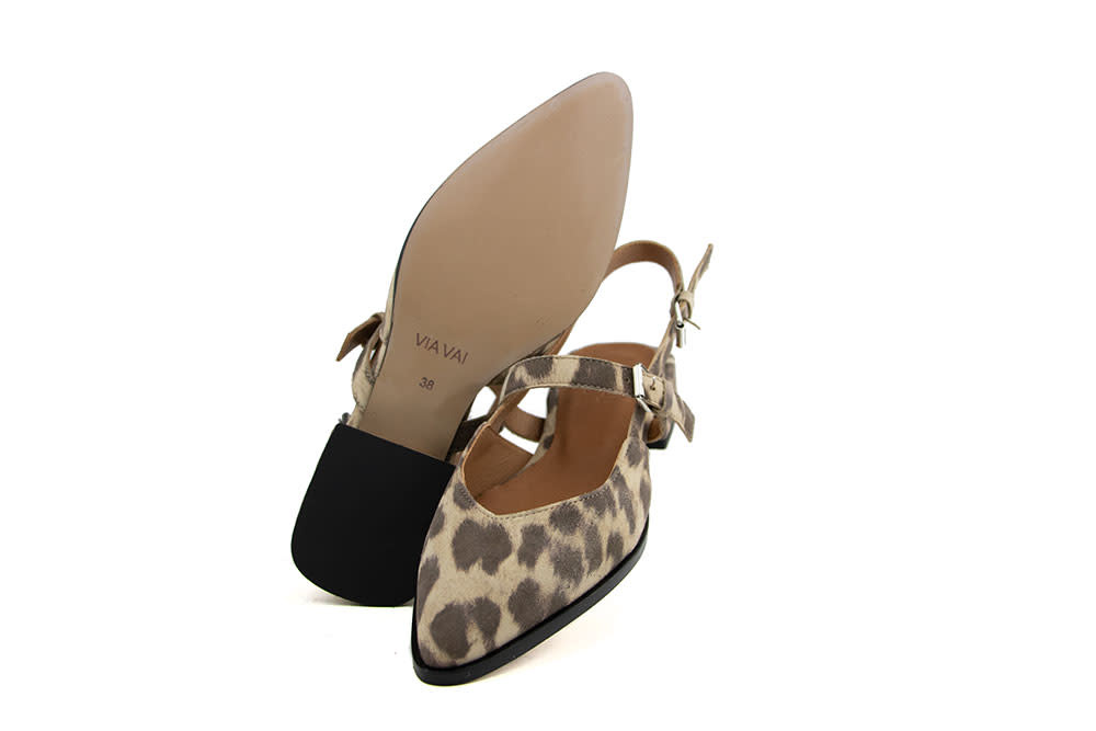 Via Vai Slingback Jazz Valerie Giaguaro Brown
