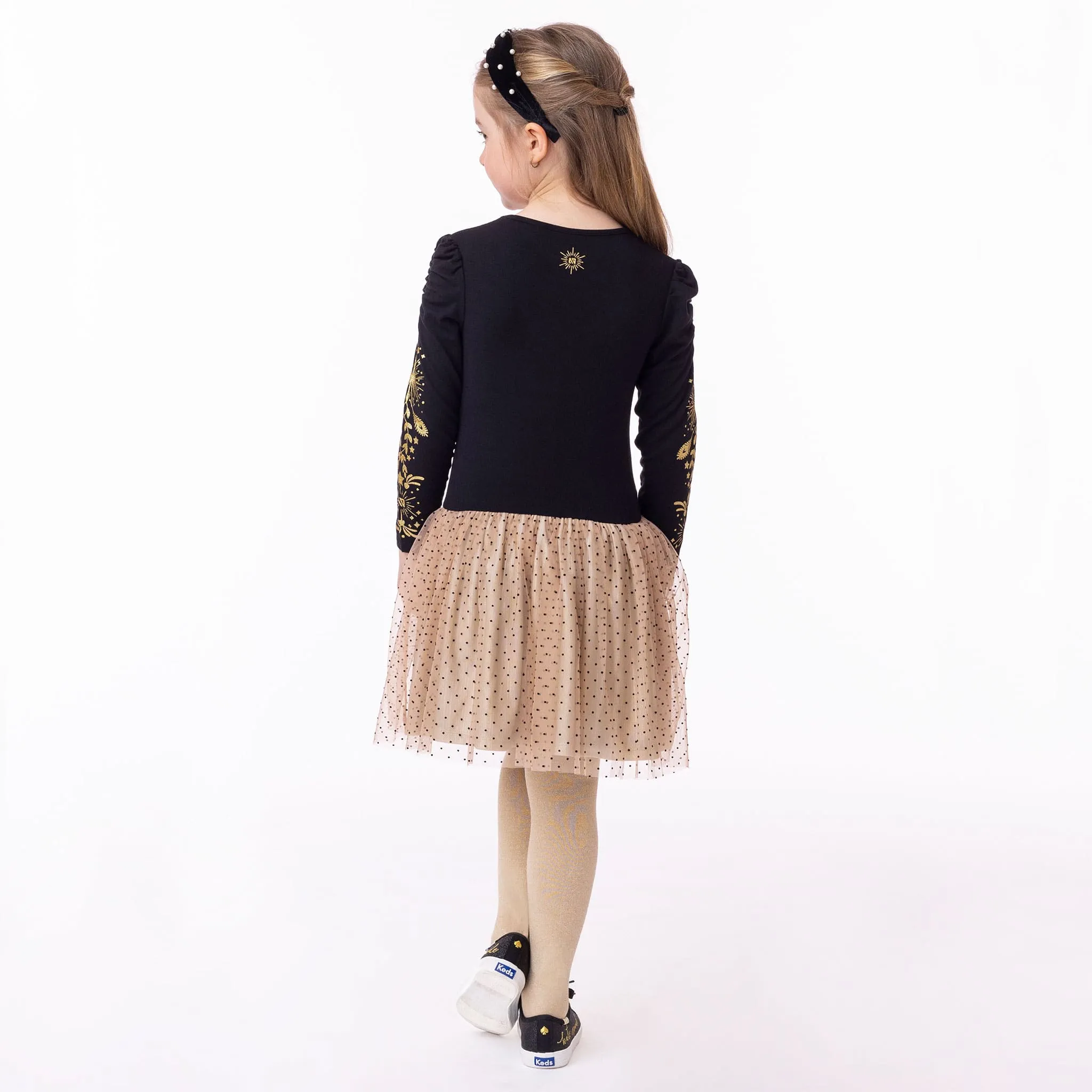 Nanö Robe Dorée Confetti 2-6ans