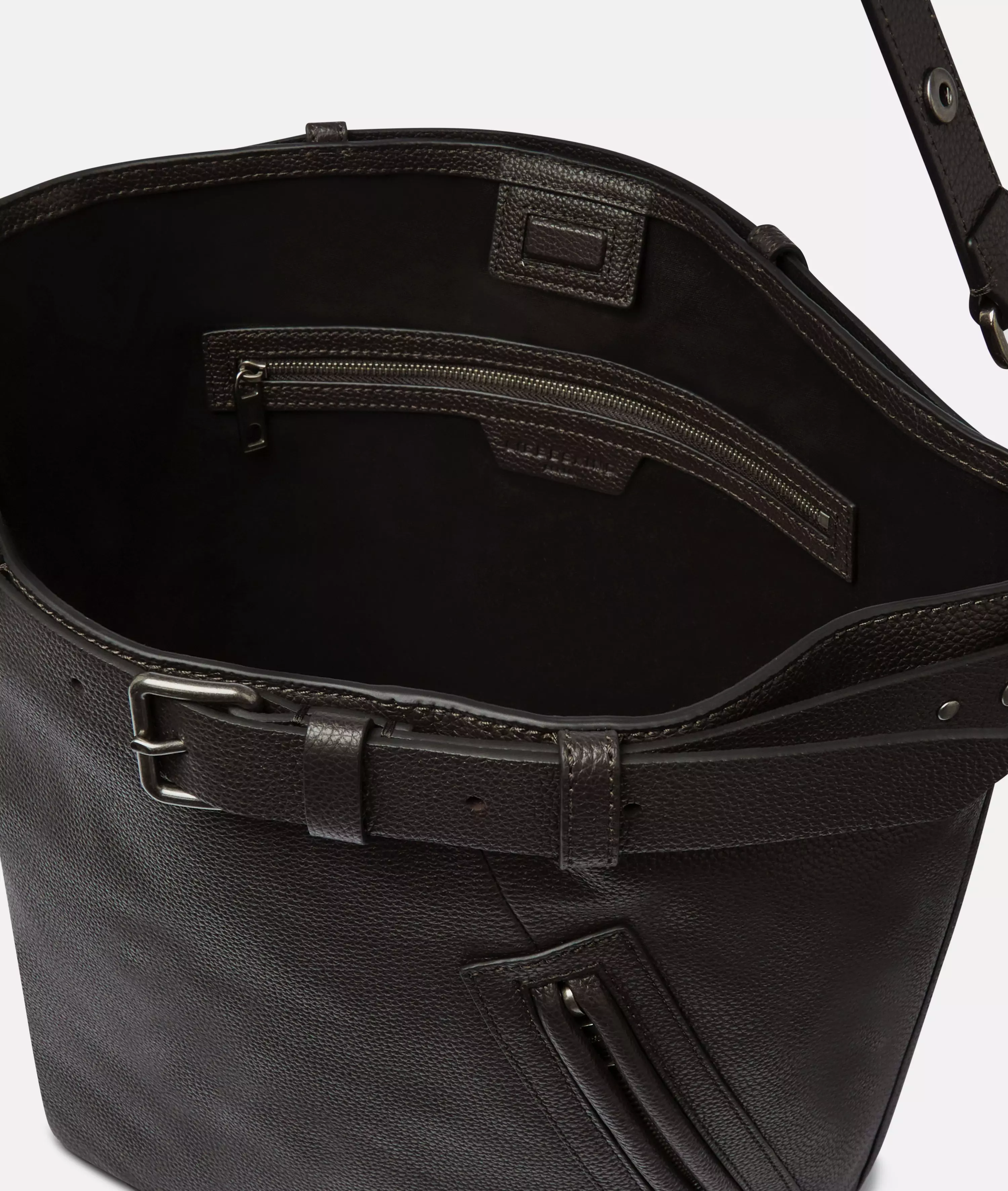 Zita Hobo L Large cowhide leather bag
