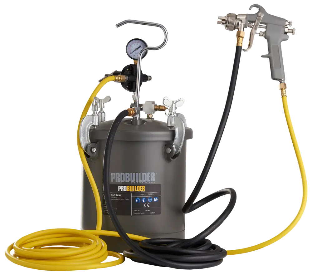 ProBuilder Trykluft sprøjtemalertank 9,5 L